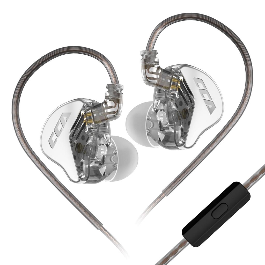 H HIFIHEAR CCA CRA Wired In-Ear Monitor Earphones, Ultra-Thin Diaphragm Dynamic Driver, High Sound Isolation, HIFI Sound Quality, In-Ear Headphones,