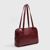 Vintage Wine Red Underarm Bag for Women Summer 2025 Trendy Large Capacity Commuter Briefcase Handbag Boston Bag