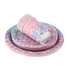 Decoration Supplies Napkin Paper Cup Paper Plate Little Mermaid Party Disposable Tableware Set