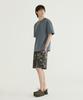 COVERNAT Small C Logo Nylon T-Shirt Charcoal