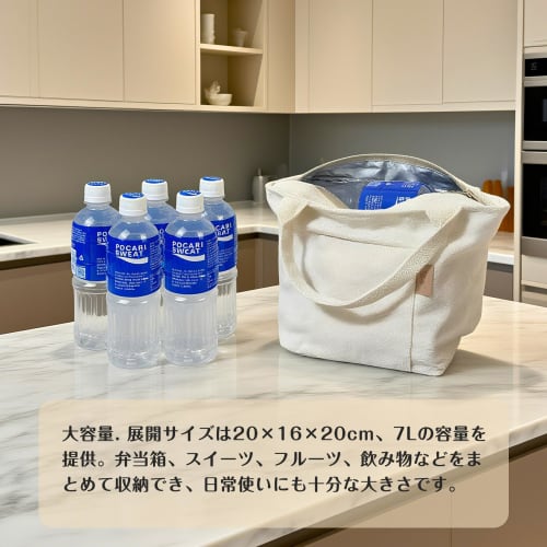 Clapoyis Insulated Lunch Bag (White)