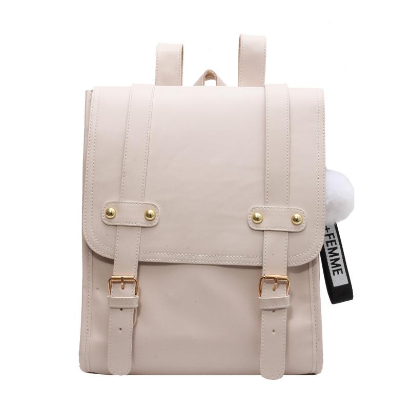 Женский рюкзак из искусственной кожи в британском стиле для студентов — фото 7