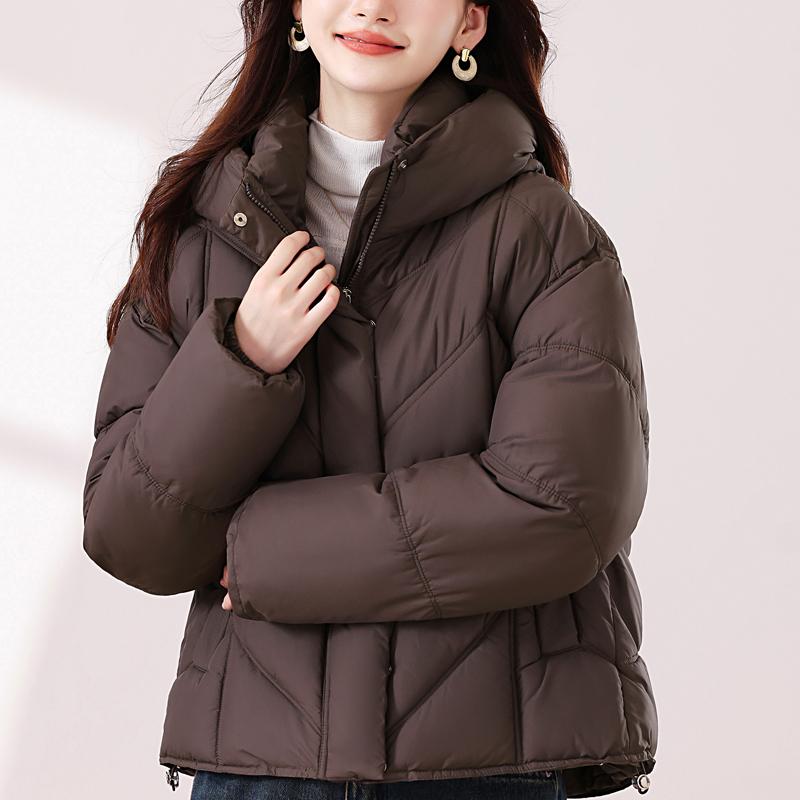 Fashion Winter Jackets Woman Short Parkas Hooded Plus Size Loose Thick Warm Outerwears Women's Coats