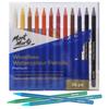 Mont Marte Premium Akwarele 24 7mm Lakierowane Ołówki BPN0002, Kolory, Bez Drewna, Grafit, Powłoka, [Autentyczne]