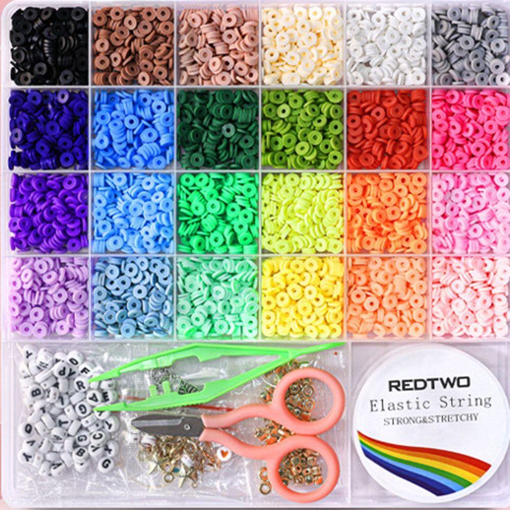 Clay Slice Beads Polymer Clay Beads Kit Jewelry Hand Making Accessories  DIY Jewelry Making