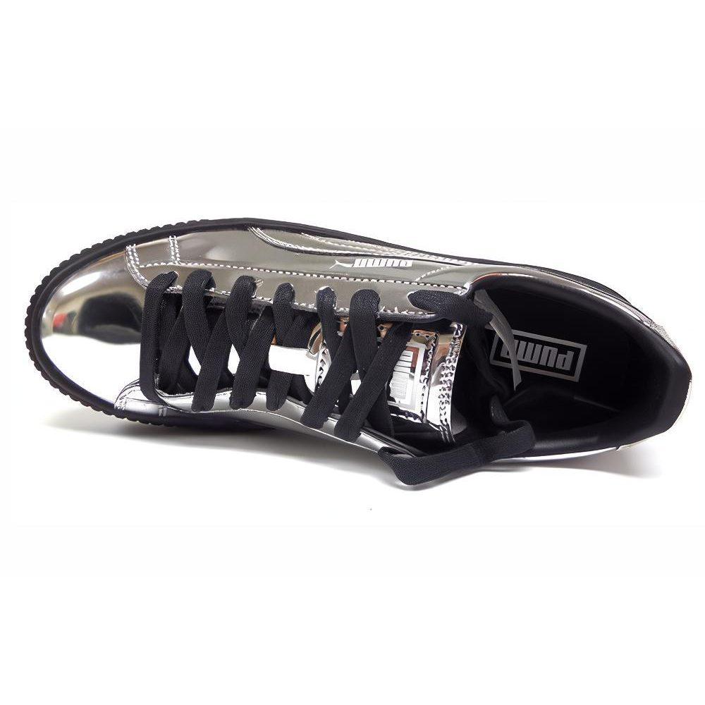 Puma Plattform Metallisch GS Silber Damen 362339-06
