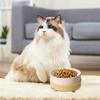 Yellow Thermal Dog Bowl - 350ML Heated Water Bowl for Dogs & Cats, Keeps Drinkable Water Warm In Winter
