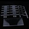 Sunglasses Holder Transparent Glass Display Shelf Jewelry Stand Display Rack for Sunglass Lovers Table Top