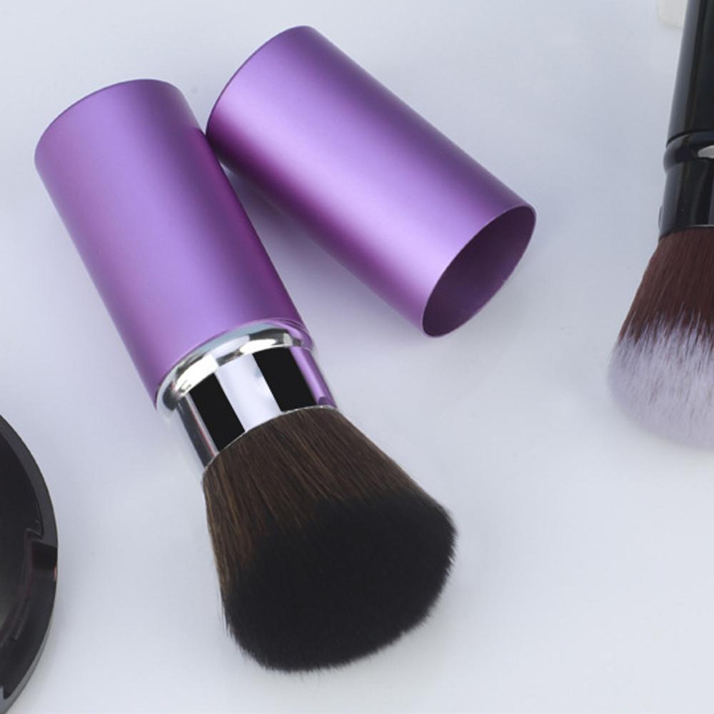 1 Stück Einziehbarer Pinsel Make-up Pinsel Puder Rouge Puder Kosmetikwerkzeuge Make-up Mini Multifunktional B2W3
