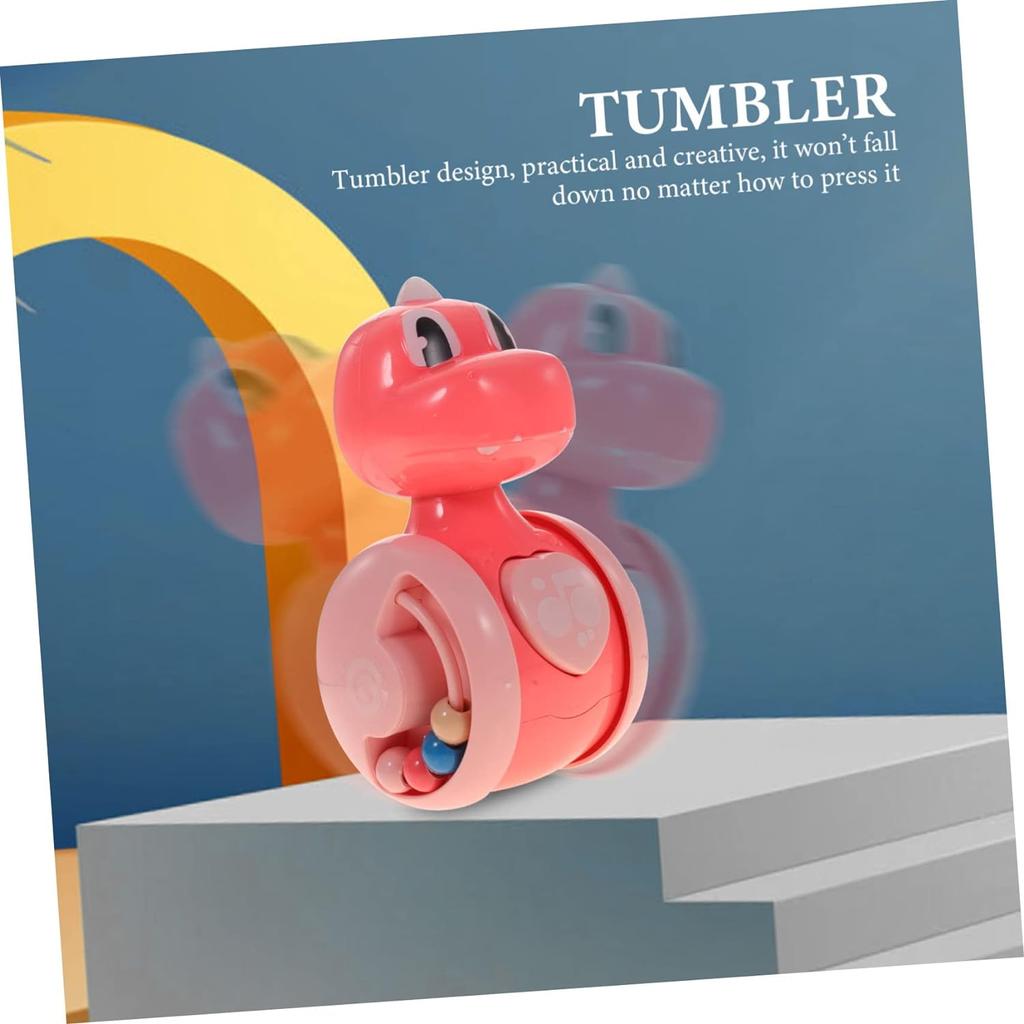 Tumbler-Spielzeug Auto-Spielset Vorschulspielzeug Musikspielzeug Rutsche Tumbler-Spielzeug Wackelspielzeug Lustiges Tumbler-Spielzeug Pädagogischer Tumbler