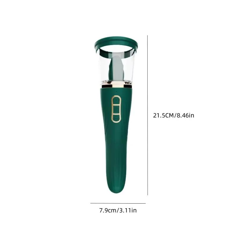 Sucking Tongue Vibrator G-Spot Nipple Clitoris Stimulator 2 in 1 Tongue Vibrating Dildo Female Masturbator Adult Products