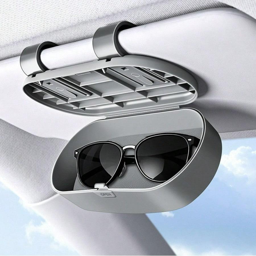 Car glasses case, car glasses clip, car sun visor multi-functional sunglasses clip, car card ticket storage case