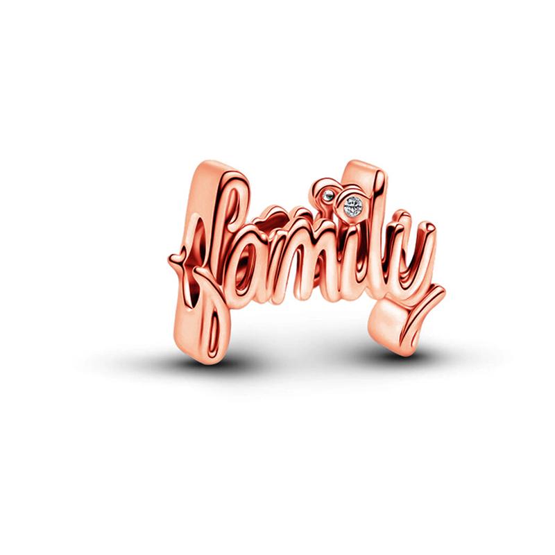 New Sparking Rose Gold Plated Clip Charm Beads Fit Original Snake Bracelet Necklace Beads For Diy Jewelry Women Jewellery Gift