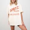 Spritz O’Clock Comfort Colors Short Sleeve T-Shirt | Aperitivo Italian Cocktail Trendy Graphic Cocktail Tee | Girl’s Trip Bachelorette Party
