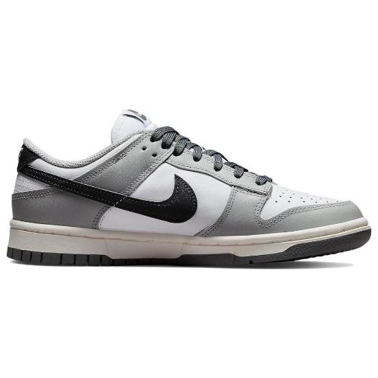 Nike Dunk Low Light Smoke Grey Damen Sneaker Weiß Schwarz DD1503-117