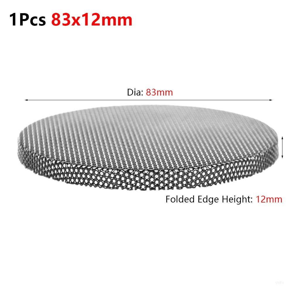 1Pcs Metal Grille Protection Mesh 45-222mm Grille Cover New Speaker Decorative Circle  Car Audio 1Pcs 83x12mm