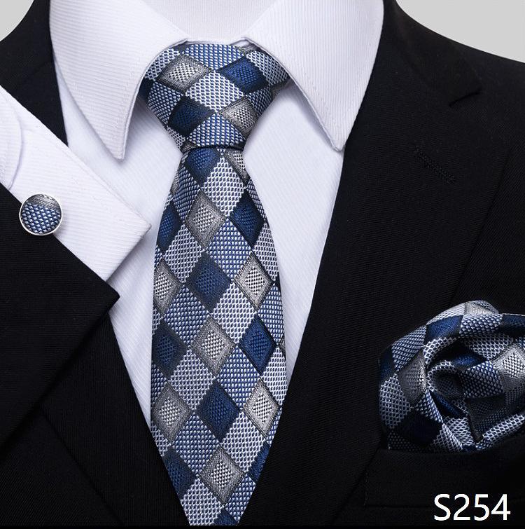 Men'S Business Dress 8Cm Hand Tie Suit Shirt Work Professional Dress Tie Accessories