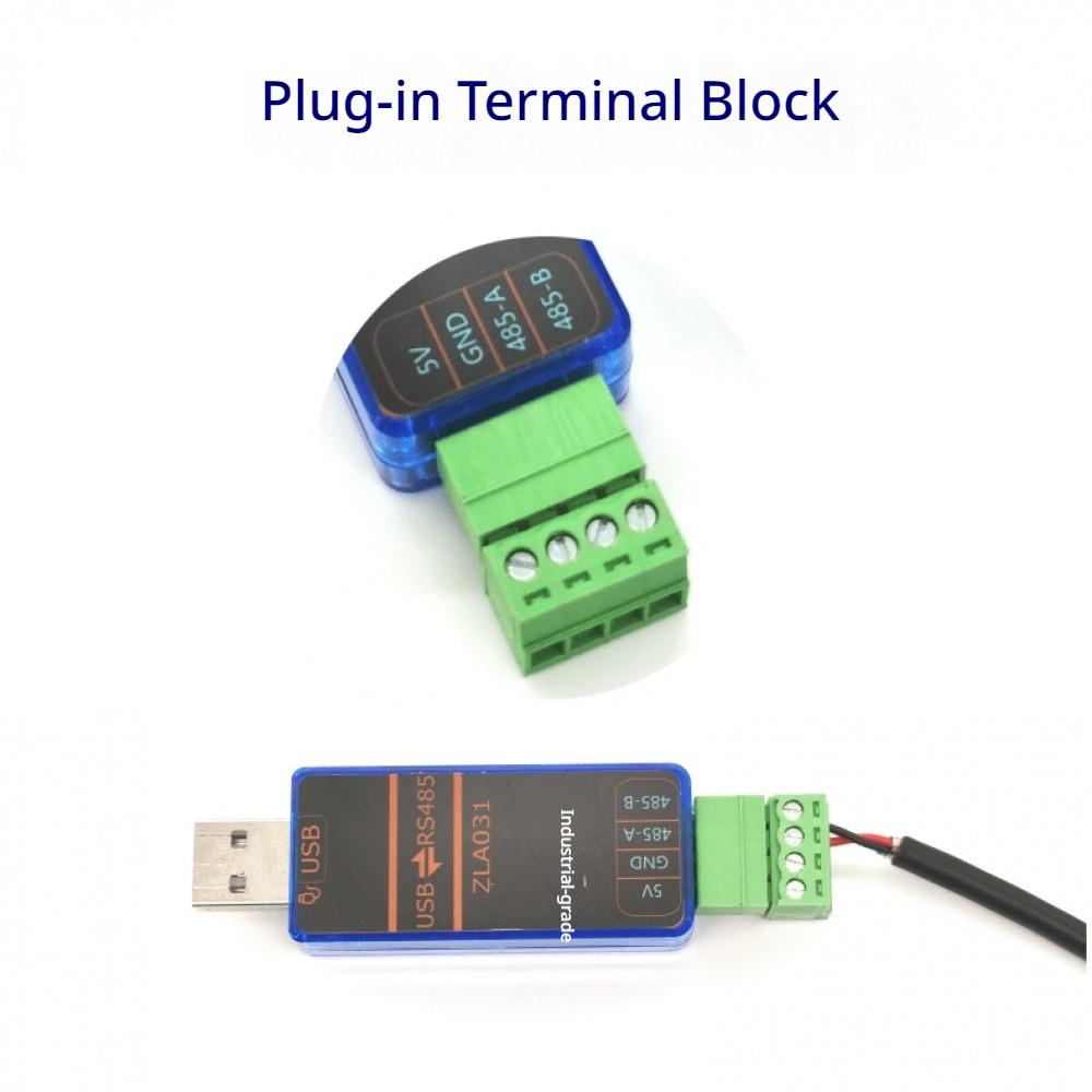 1/4CH Industrial USB To RS485 Converter Isolated & Non-Isolated RS485 Serial Port TVS Light-ning USB To 485 Communication Module