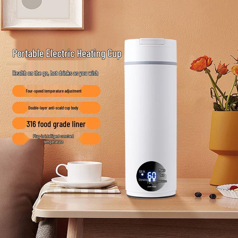 Portable Electric Travel Kettle with LED Display
