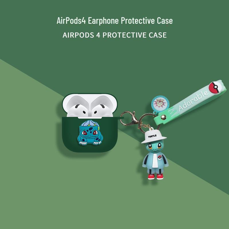 Compatible Soft Protective Case for AirPods Pro 2, AirPods 4, and AirPods 3 Earphones