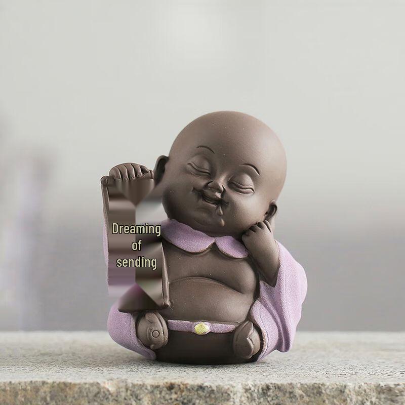 

Cute Little Monk Tea Pet Ornament