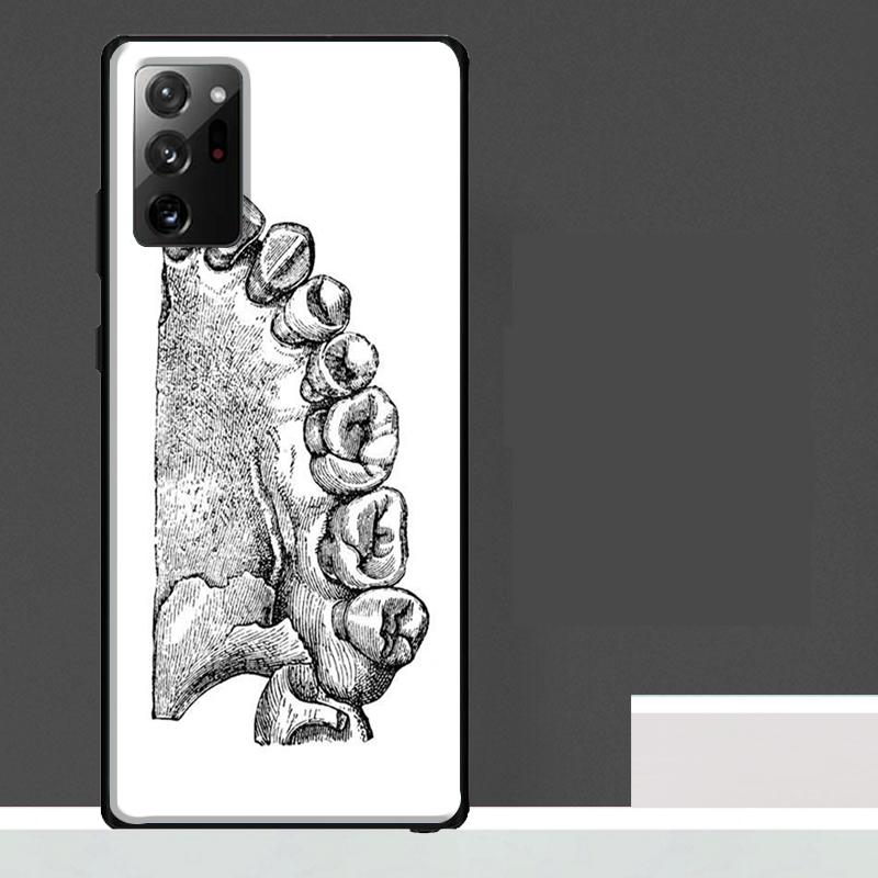 Dentist Tooth Pattern Case For Samsung Galaxy S23 S24 S25 Ultra S9 S10 S20 S21 S22 Plus S23 FE S25 FE Phone Cover