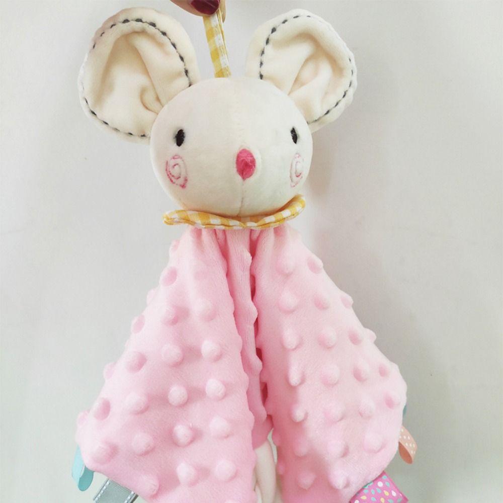 Silicone Teether Newborn Saliva Towel Comforter Soothing Doll Towel  Newborns