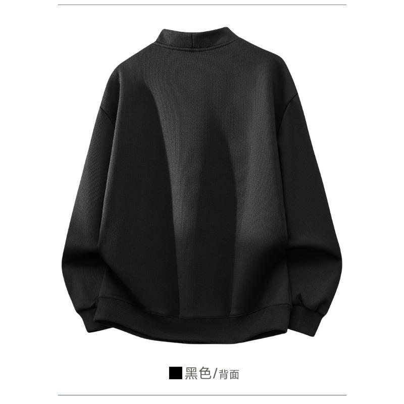 Men Solid Color V Neck Long Sleeve Knit Cardigan Casual Loose Sweater Jacket