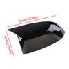 2pcs Carbon Black Side Rearview Mirror Cover Cap ABS for BMW X3 X4 X5 X6 X7 G01 G02 G05 G06 G07 2018