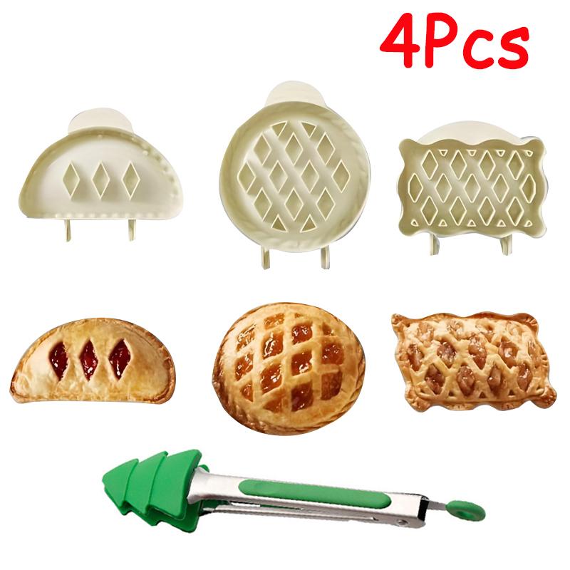 10PCS Hand Pie Molds Halloween Apple Pumpkin Pie Mold for Christmas Party Baking Supplies Party Dough Presser Pocket Pie Molds