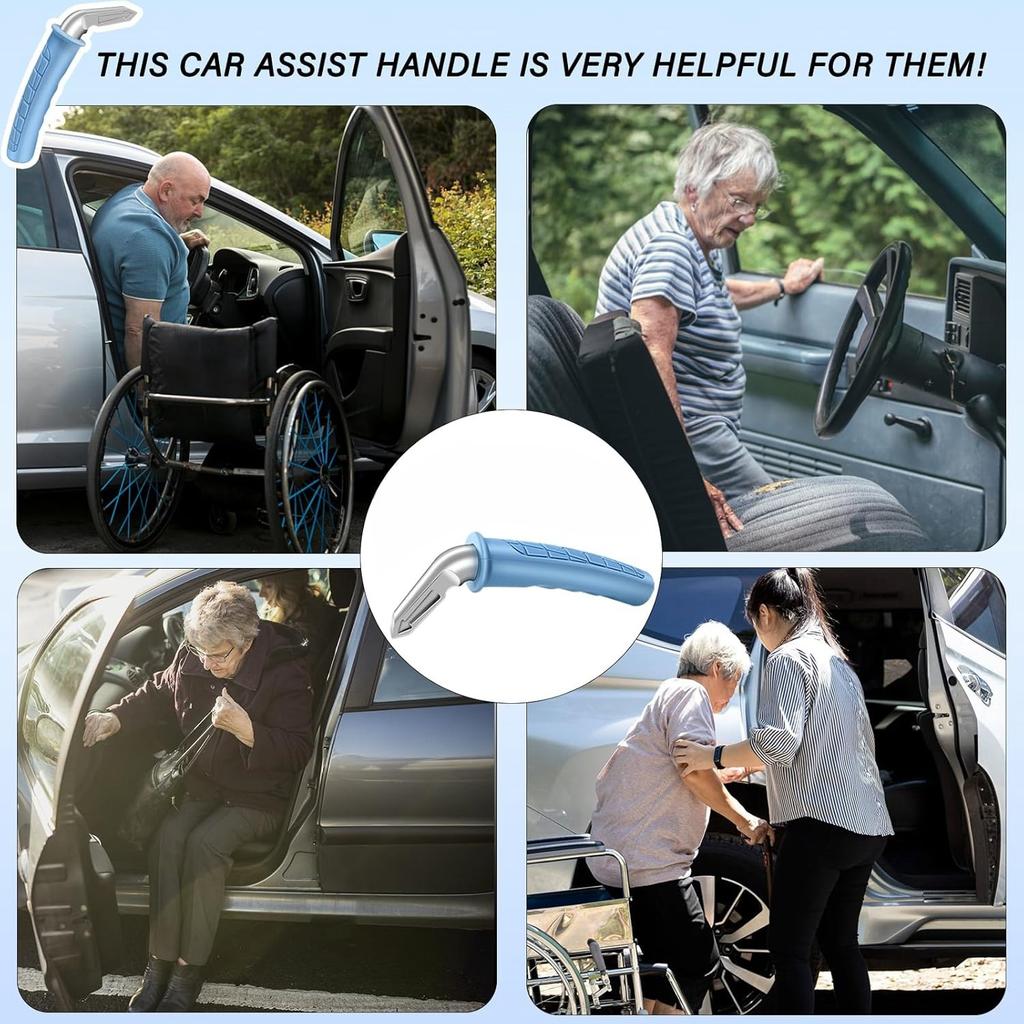 Car Door Handle for Elderly Car Handle Assist Portable Vehicle Support Handle for Latch Handle for Seniors and Handicapped