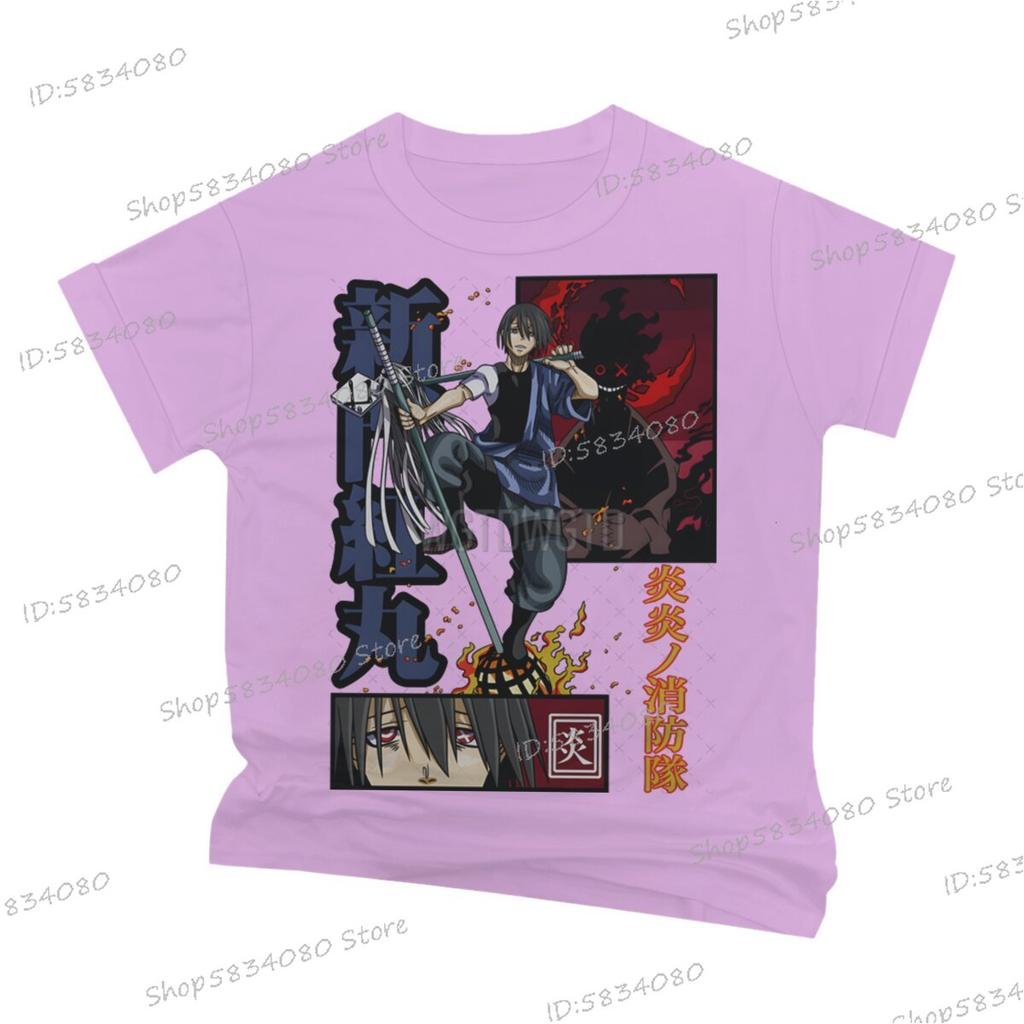 Anime Fire Force Printed Cool TShirt Anime Unisexga Adult Vintage Soft Tees Gift for Him Classic Fire Force Streetwear Tshirts