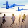 48CM Large EPP Foam Hand Throwing Aircraft Foam Gyratory Stunt Pressure Resistant Model Aircraft Outdoor Toys For Boys Children