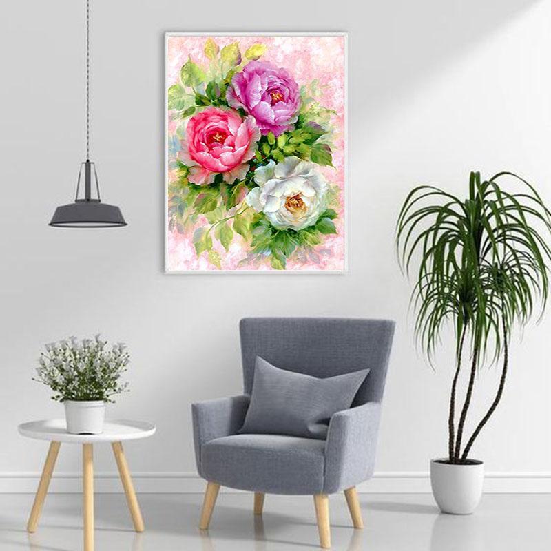 Rose DIY 5D Diamant Malerei Kreuzstich volle Runde Harz Mosaik schöne Blume Diamant Stickerei Strass Home Decor