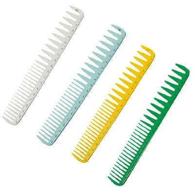 Green Hair Comb for Women Japanese Style Combs with Measurement Scale Wide Teeth