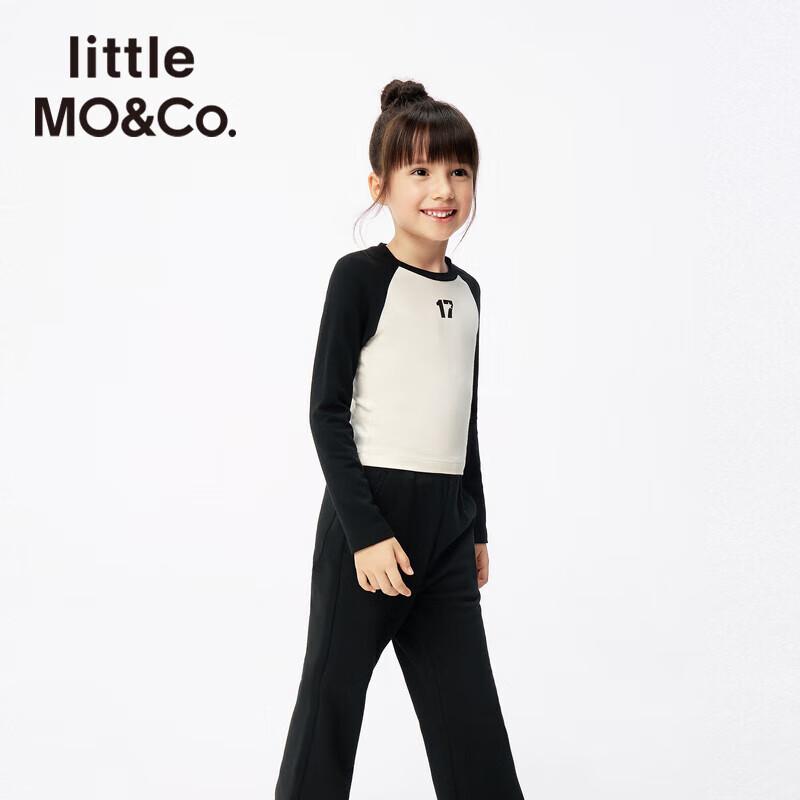 

little MO&Co. 2025 Spring Girls Anti-bacterial Long-Sleeve T-Shirt 160