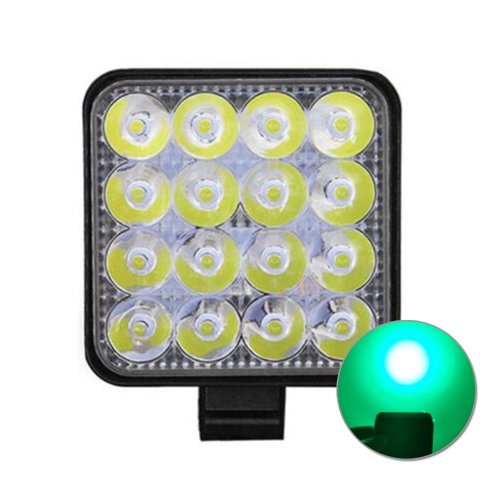 Flood Light Bar Work Light Work Light Green Stainless Steel 9-32V DC Aluminum Alloy Fog Lamp Shockproof 12V/24V