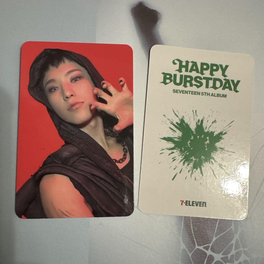 

[USED] SEVENTEEN Hoshi HAPPY BURSTDAY Bonus Trading Card