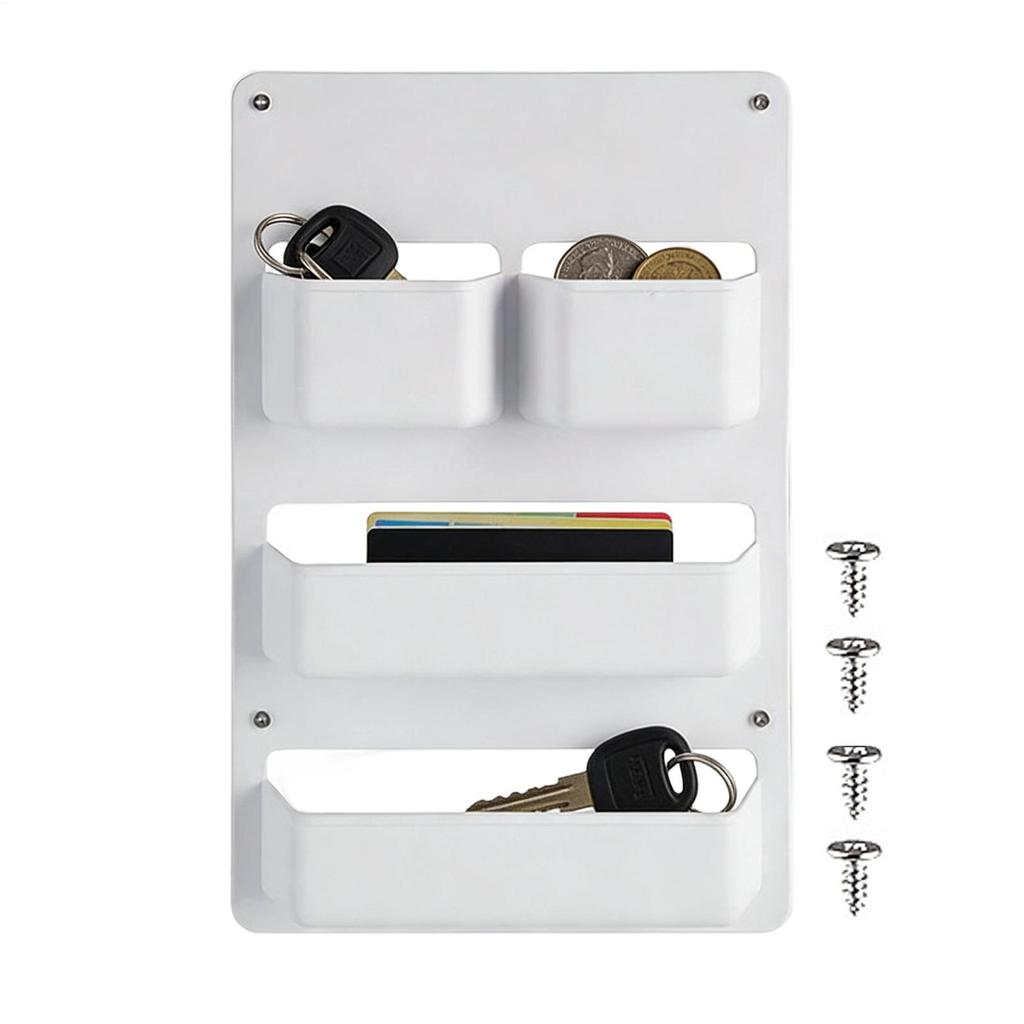 Waterproof RV Door Organizer Box Multi-Compartment Storage  Space Saving for Motorhome Boat Trailer, Toiletries Travel Road Trip