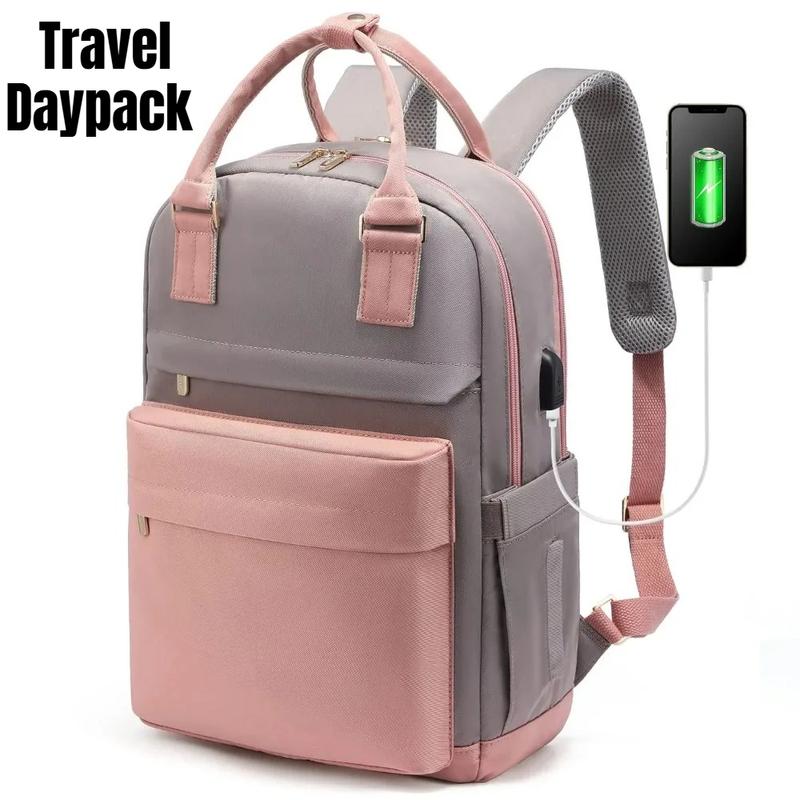 2026 Designer Large Capacity Laptop Backpack Fashion Travel Daypack for Women Men Waterproof USB Charging College Work Bag