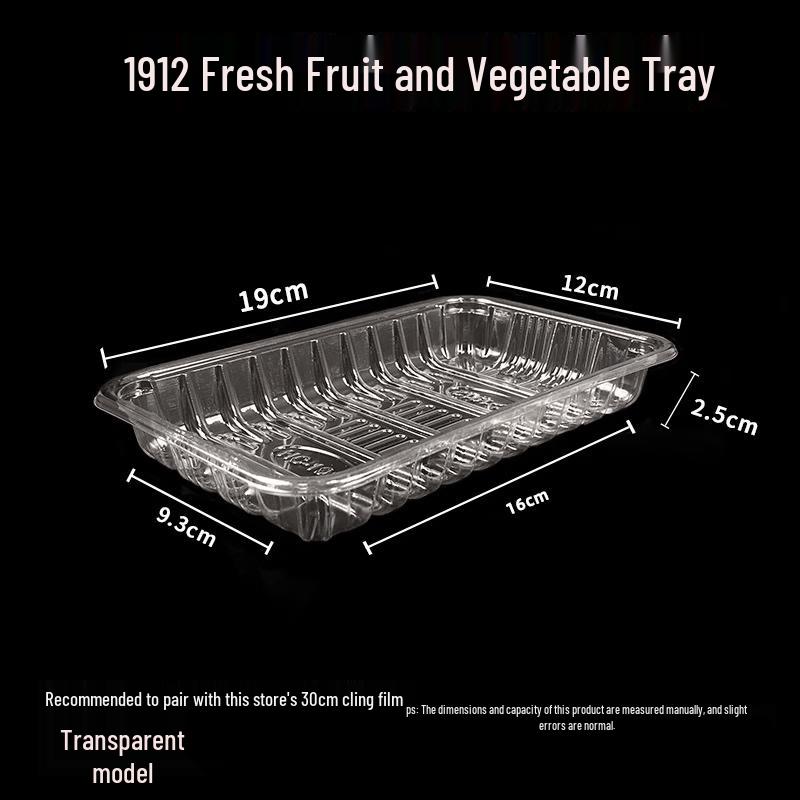 Disposable Transparent Rectangular Food Tray