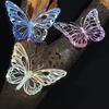 20Pcs/Pack Vintage Colorful Butterfly Diy Cake Dessert Decoration Birthday Party Decoration Supplies