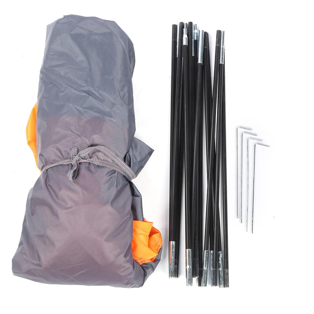 Outdoor Portable Anti Mosquito 1 2 People Tent Accessory for Climbing Camping Beach(orange )