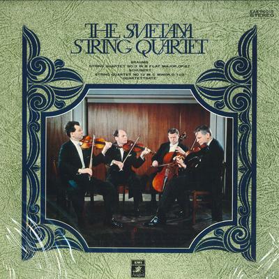 Disc LP SMETANA STRING QUARTET - Brahms: Cvartet de coarde nr.. 3 / Schu EAA80015PROMO ANGEL Japonia Clasic Folosit