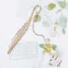 Page Holder Feather Bookmark Crystal Pendant Dried Flower Flower Specimens Metal Book Mark Bookmark