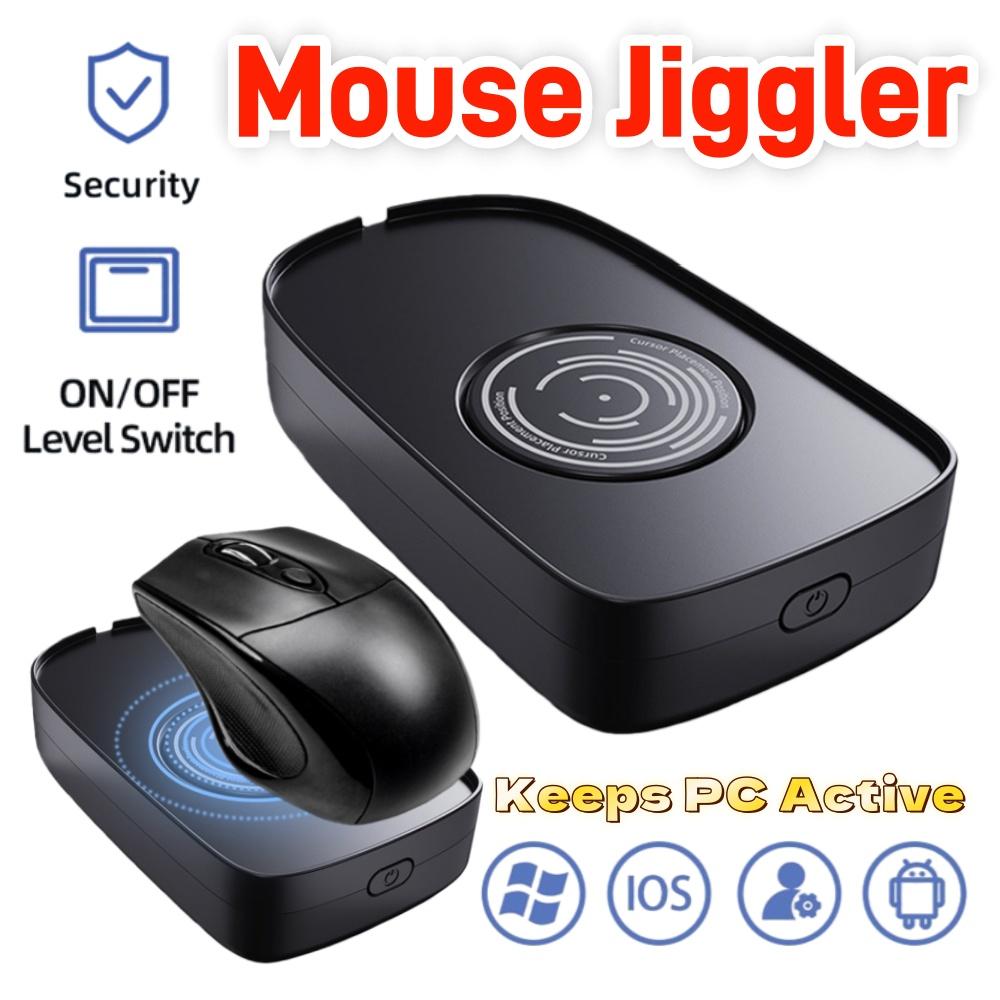 Mouse Jiggler USB Mouse Mover Anti-sleep Automatic Mouse Movement Simulator ON/OFF Switch For Computer Awakening Keeps PC Active