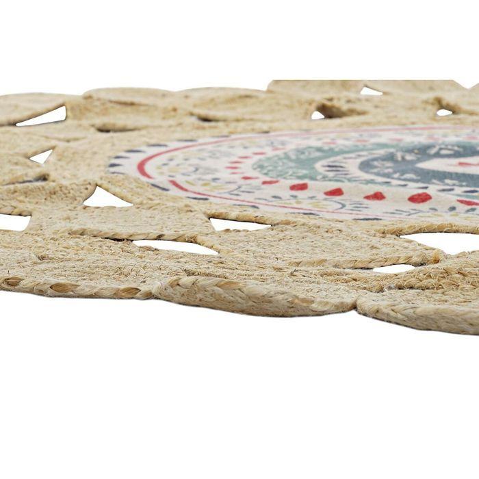 Tapis - DKD HOME DECOR - Polyester Jute - Marron - Multicolore - Style Naturel