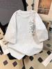 2026 Trendy Unisex Snowflake Cotton Short Sleeve T-Shirt - American Style Loose Fit Spring/Summer Top