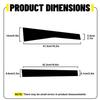 For Jeep Grand Cherokee 2011-21 Glossy Black Door Pillar Post Side Cover Trim N