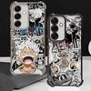Soft Phone Cover Case for Samsung Galaxy S24 S20 FE S22 Ultra S25 Edge S23 S21 Plus O-One Piece Luffy 5 Gear